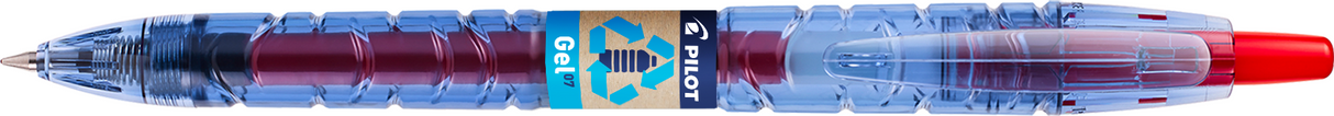 Pilot Gelpen m/klik B2P BeGreen 0,7 rød (billede 2)