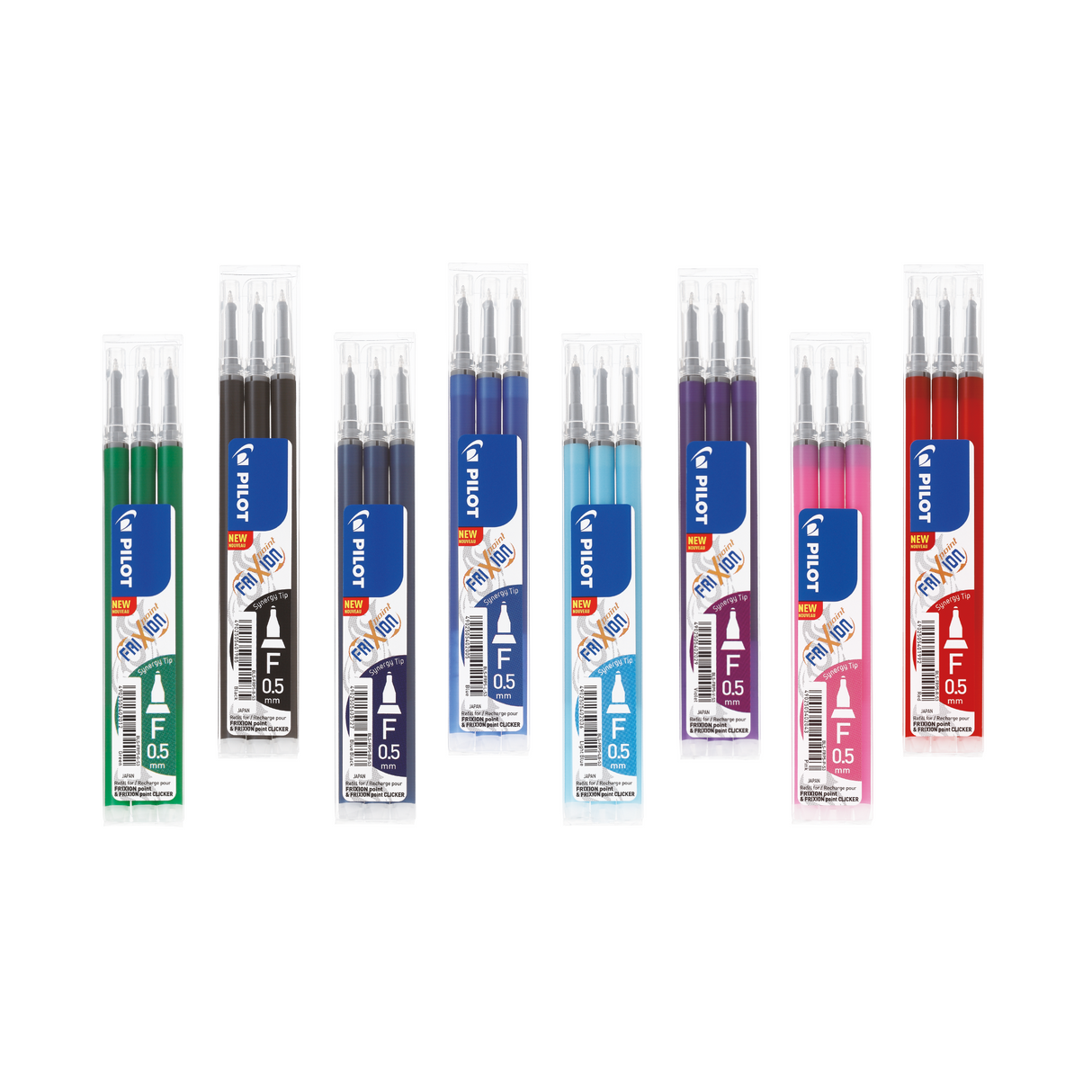 Pilot Frixion Point Clicker 0,5 refill grøn (3) (billede 3)