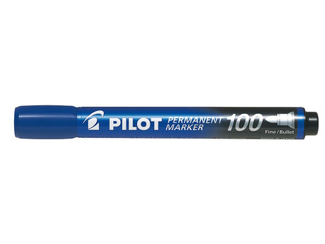 Marker Permanent 100 rund blå