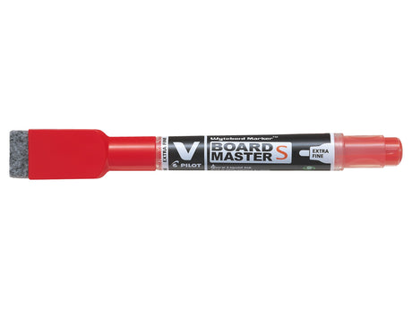 Pilot WB Marker V-Board m/magnet&visker S EF rund rød – Whiteboardpenne