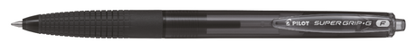 Kuglepen m/klik Super Grip G 0,7 sort