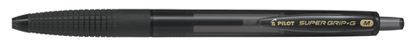 Kuglepen m/klik Super Grip G 1,0 sort