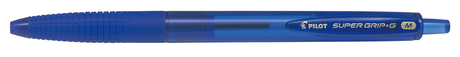 Kuglepen m/klik Super Grip G 1,0 blå