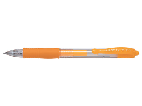 Gelpen G-2 m/klik 0,7 neon abrikos