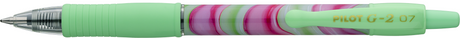 Gelpen G-2 m/klik Flow 0,7 sort blæk grøn