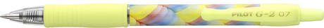 Gelpen G-2 m/klik Flow 0,7 sort blæk gul