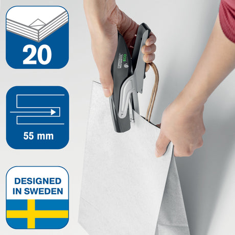 Hæftetang Eco recycle t/10ark sort – image 2