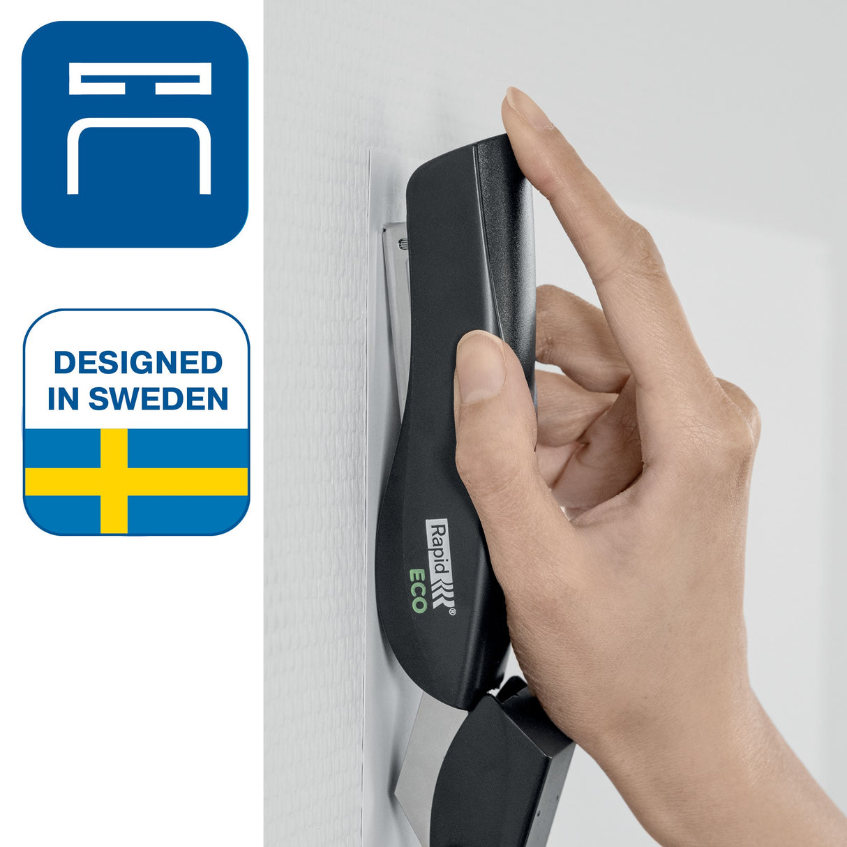 Hæftemaskine Eco recycle FC t/30ark sort – image 4