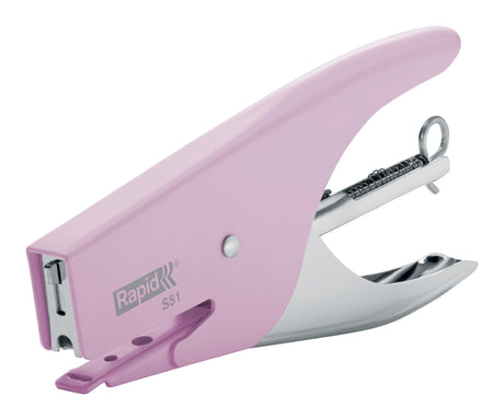 Hæftetang S51 Retro t/15ark pink – image 1