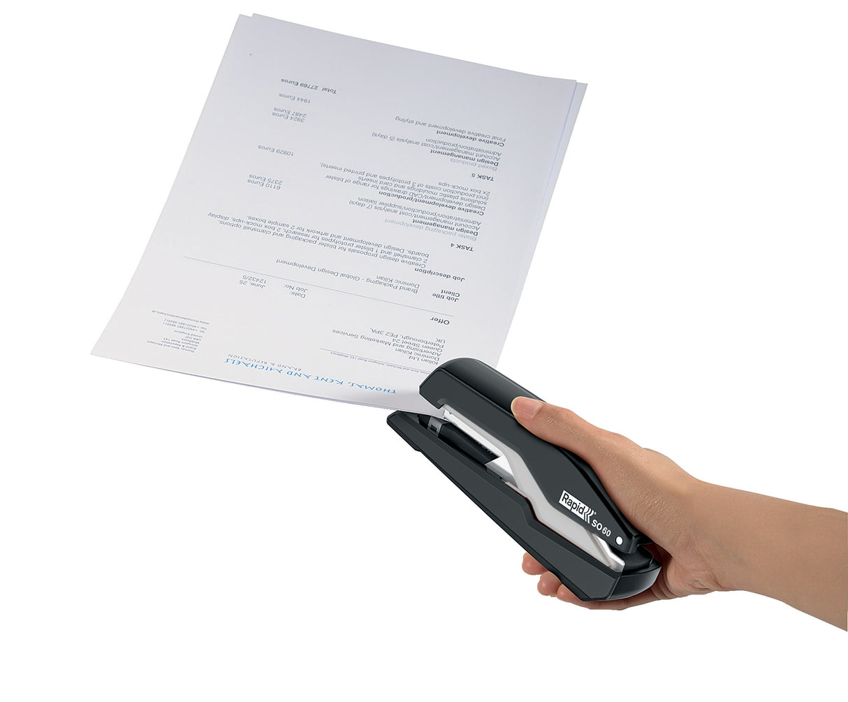 Hæftemaskine SO60 Omnipress t/60ark sort – image 2