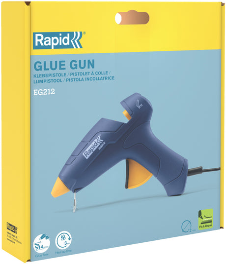 Rapid Limpistol EG 212 elektrisk D12mm blå – Limpistoler (billede 5)