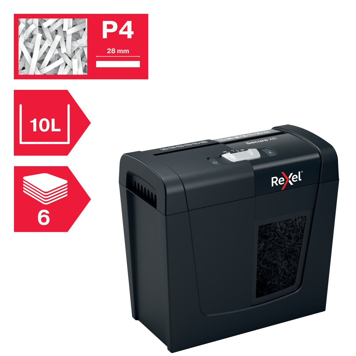 Makulator Rexel Secure X6 P4 – image 2