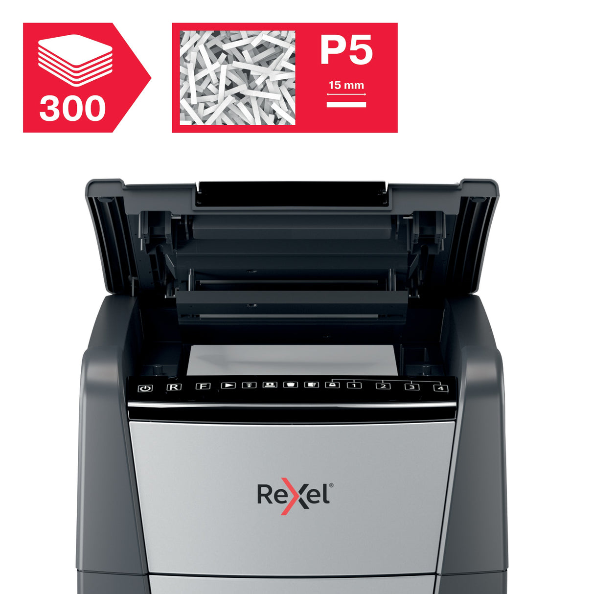 Makulator Rexel Optimum AutoFeed+ 300M P5 – image 2