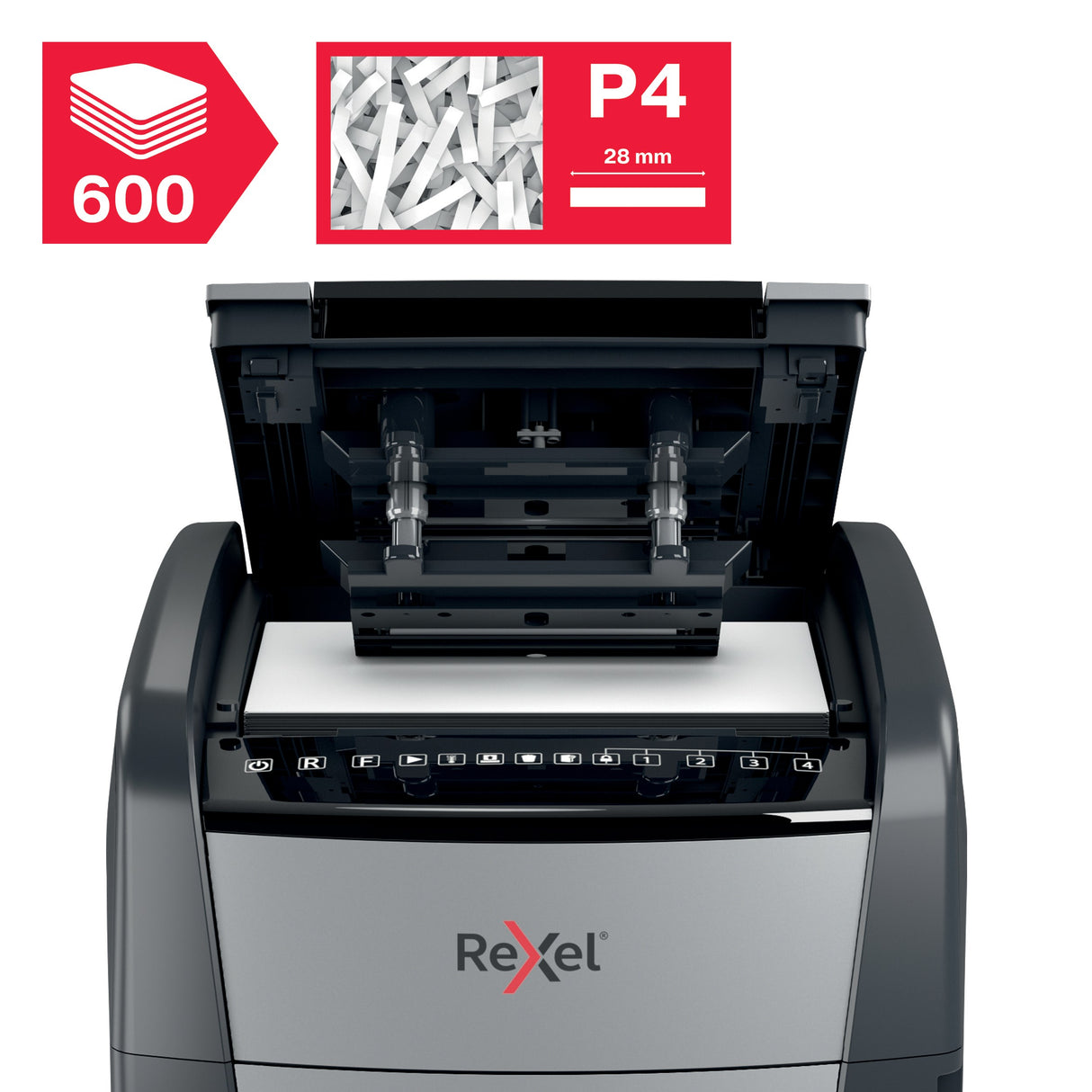Makulator Rexel Optimum AutoFeed+ 600X P4 – image 2