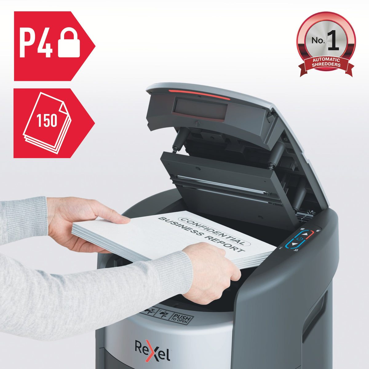Makulator Rexel Max AutoFeed+ 150X P4 (billede 2)