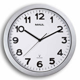 Radiostyret Vægur Sølv MAULstep Ø35 cm