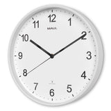 Radiostyret Vægur Hvid MAULsprint Ø30.5 cm