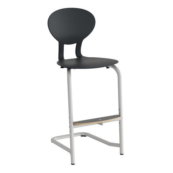 Stol Rocka 3073M 63H Sort / Alugrå RAL9006