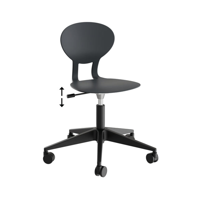 Form o Miljö Stol Rocka 3079M Sort – Skolestole