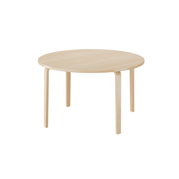 Form o Miljö Bord Emma Ø1200x720 mm Birk laminat – Kantineborde
