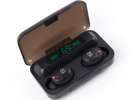 Sandberg Bluetooth Earbuds + Powerbank, Black – True Wireless In-Ear