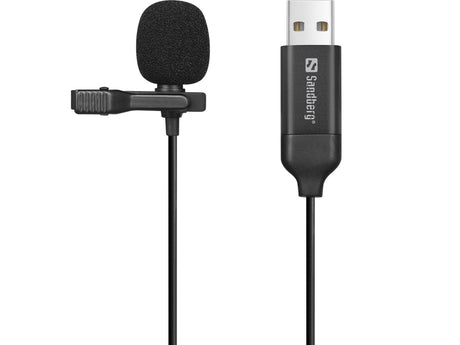 Sandberg Streamer USB Clip Microphone – Mikrofoner (billede 1)