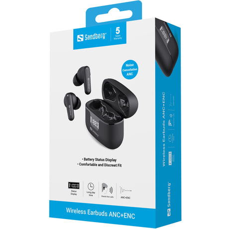 Sandberg Wireless Earbuds ANC+ENC – In-Ear (billede 5)