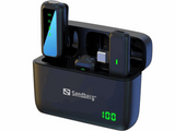 Sandberg Streamer USB-C Wireless Mic x2 – Mikrofoner (billede 1)