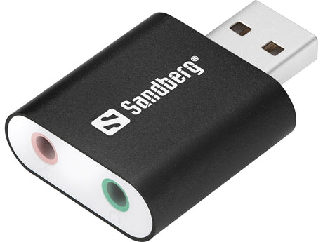 Sandberg USB to Sound Link, Black – Headset adaptere (billede 1)
