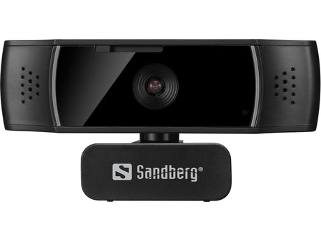 Sandberg USB Webcam Autofocus DualMic, Black – Webcams (billede 1)