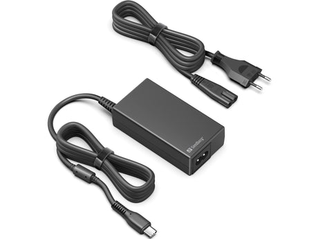 Sandberg USB-C AC Charger PD65W EU+UK – USB-C ladere