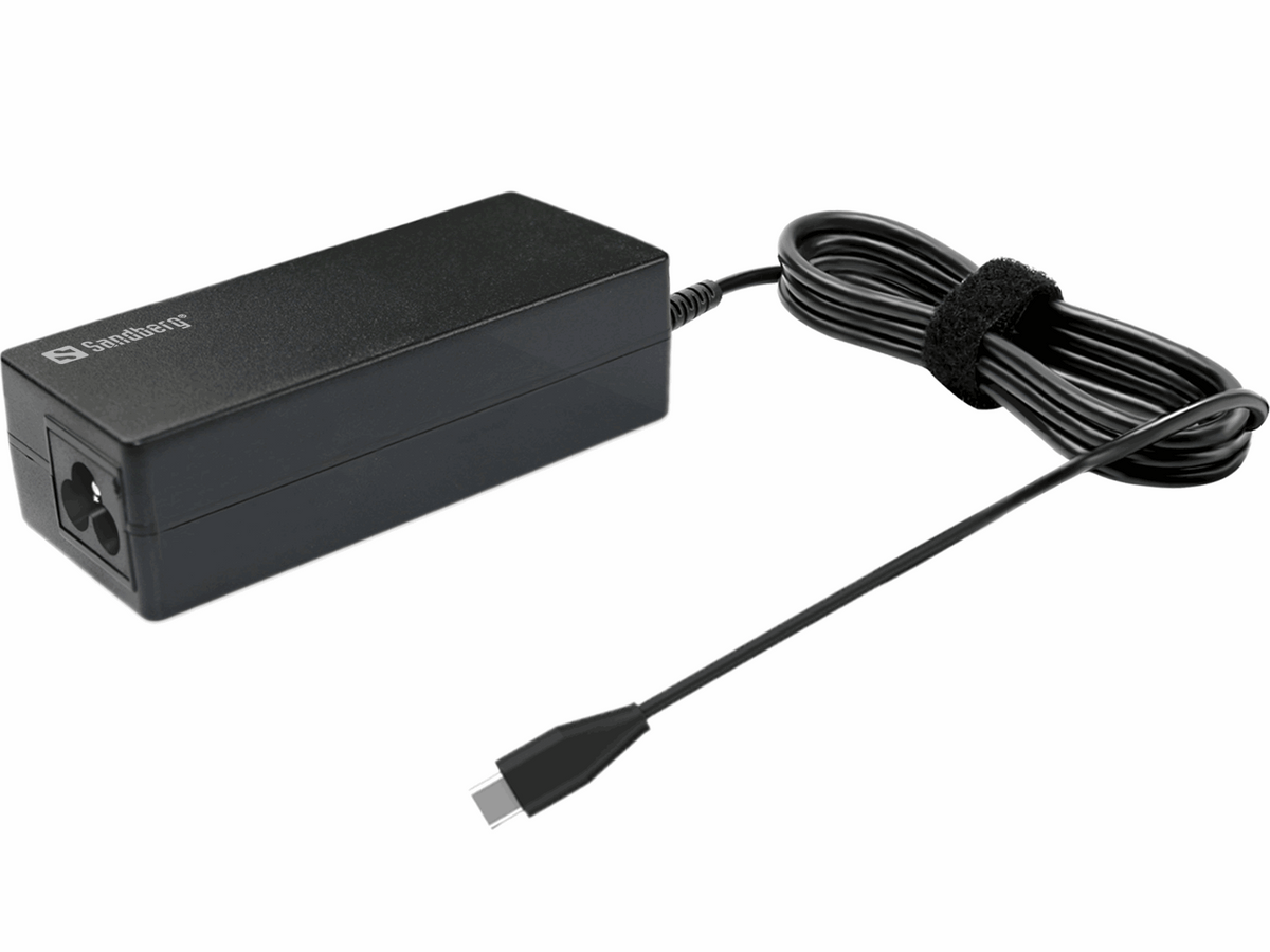 Sandberg USB-C AC Charger PD65W EU+UK (billede 1)