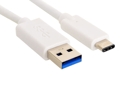 Sandberg USB-C to USB-A 3.0 Cable, White (1m) – USB-C kabler