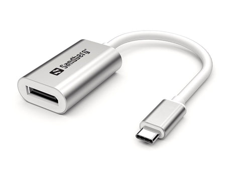 Sandberg USB-C to DisplayPort Link, Silver – Kabler, DisplayPort