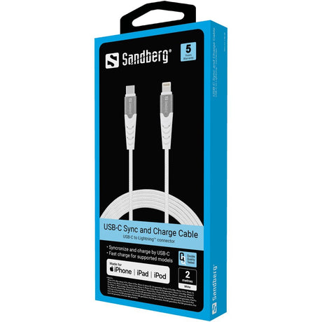 Sandberg USB-C PD to Lightning MFI 2M – Apple Lightning kabler (billede 2)