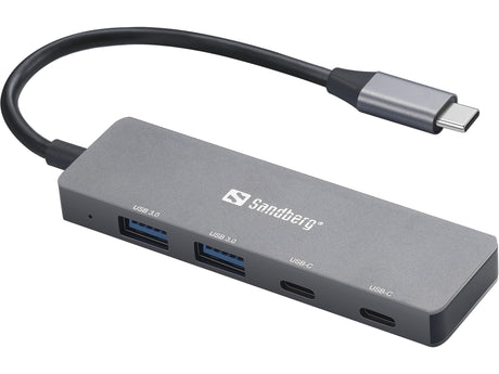 Sandberg USB-C to 2xUSB-A + 2xUSB-C Hub – USB-C cables & adapters (billede 1)