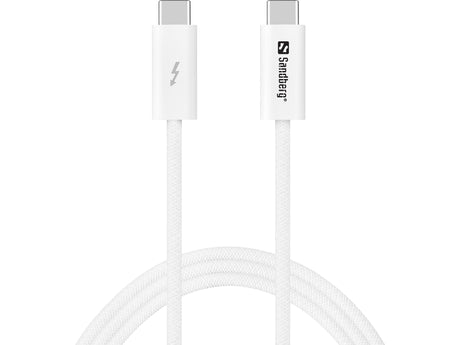 Sandberg USB-C>C USB4 240W+40Gbps, 1M – USB-C kabler (billede 1)