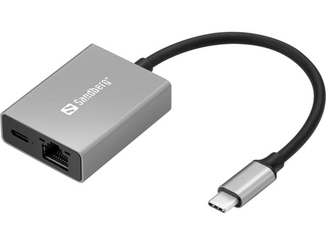 Sandberg USB-C Gigabit Adapter PD100W – Netværkskabler