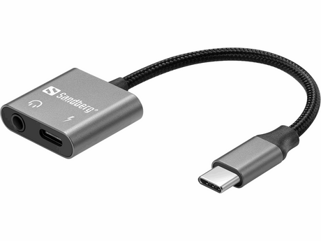 Sandberg USB-C Audio Adapter PD65W – USB-C cables & adapters