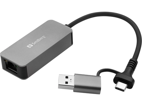 Sandberg USB-C/A 2.5 GbE RJ45 Adapter – USB-C cables & adapters