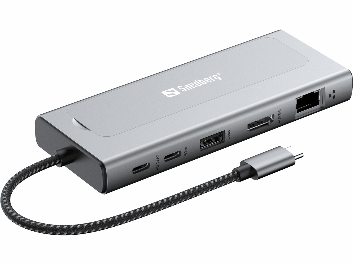 Sandberg USB-C 6in1 Travel Dock SSD Case – Hubs & adaptere (billede 3)