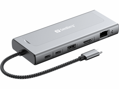 Sandberg USB-C 6in1 Travel Dock SSD Case – Hubs & adaptere (billede 3)