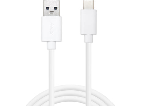 Sandberg USB-C to USB-A 2.0 Cable SAVER, White (1m) – USB-C kabler