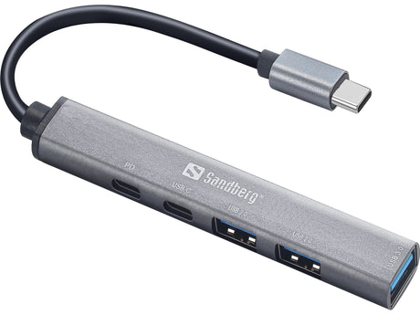 Sandberg USB-C to 3xUSB-A+2xUSB-C SAVER – USB-C cables & adapters (billede 2)
