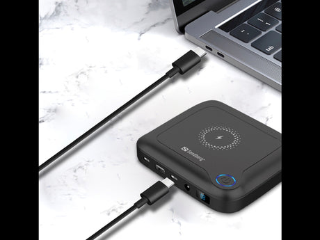 Sandberg 24.000 mAh All-in-1 Laptop PowerBank, Black – Powerbanks (billede 2)