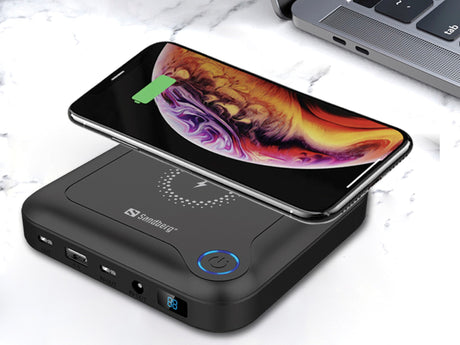 Sandberg 24.000 mAh All-in-1 Laptop PowerBank, Black – Powerbanks (billede 3)