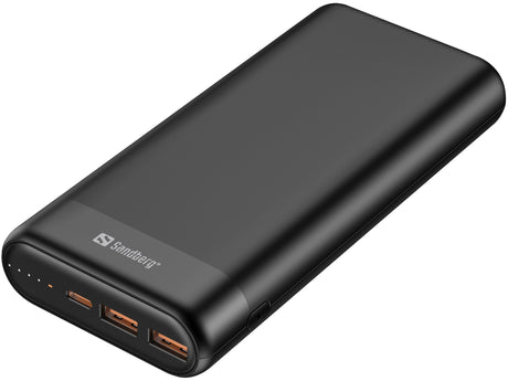 Sandberg Powerbank 20000 PD65W+2xQC3.0 – Powerbanks (billede 1)