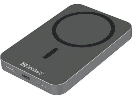 Sandberg Mag Wireless Powerbank 5000 ALU – Powerbanks (billede 1)