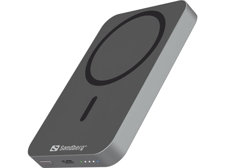 Sandberg Mag Wireless Powerbank 5000 ALU – Powerbanks (billede 2)