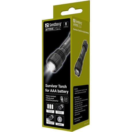 Sandberg Survivor Torch for AAA battery – Lygter (billede 2)